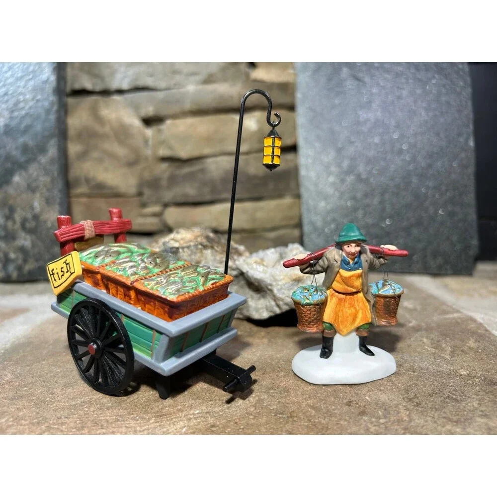 Dept 56 Chelsea Market Fish Monger # 5814-9 with box